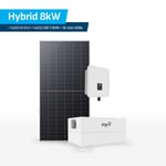 Set Hybrid 8kW + FoxESS Inverter H3-8.0-E + FoxESS CUBE 5.76kWh Energy Storage + 18x Jinko 450Wp