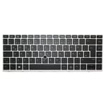 HP Probook 430 440 445 G5 Keyboard Silver German With Backlight L00738-041