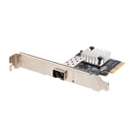 StarTech.com PEX10GSFP 10G PCIe SFP+ Card - Single SFP+ Port Network Adapter - Open SFP+ for MSA-Compliant Modules / Direct-Attach Cables - 10 Gigabit Fiber PCIe NIC