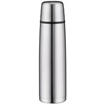 Alfi IsoTherm Perfect, Bouteille isotherme, Thermos, RÃ©cipient isolant, Fermeture Ã¿ Vis, Inox 1 L, Avec Verre Dans Le Couvercle, 5107205100