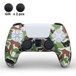 Camo-Blanc - Housse De Protection En Silicone Pour Sony Playstation 5, Accessoires Pour Manette De Jeu Ps5, Étui En Caoutchouc Pour Joysticks