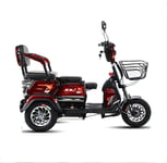 Mobilité électrique Scooter Adulte Maison Tricycle électrique Petite Voiture 48V / 20A Batterie au Lithium 60V Plomb-Acide b JIAJIAFUDR (Color : Red, Size : 48V/20A)