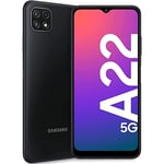 NEW Samsung Galaxy A22 5G 128GB Dual SIM Unlocked Android Black - 12M Warranty