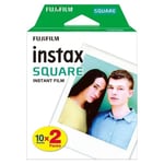 Fuji Instax SQUARE Film Twin Pack (20 Shots) - BRAND NEW AUTHORISED UK SELLER