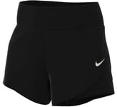 Nike Women 10K 2-in-1 Shorts - Black/Black/Black/Wolf Grey, Small