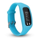 Vuxna och barn Smart Steg Räkna Fitness Klocka Armband Stegräknare light blue 25*4*1.5cm