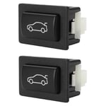 Tlily - 2X Bouton de Déverrouillage Universel Du Coffre Voiture en Plastique Noir pour F20 F30 F35 F10 F11 F18 E84 61319200316 2011-2014