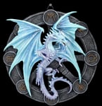 Relief Mural - Dragon Yule Par Anne Stokes - Décoration Murale Fantasy