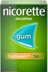 4 x Nicorette Fruit Fusion Chewing Gum, 2 mg, 105 Pieces (Stop Smoking Aid)