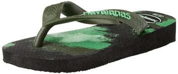 Havaianas Homme Top Camu Tongues, Mousse Noire, 10/11 UK