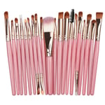 20st Ögonskuggsborste Smokey-Eye Brush Set- Rosa