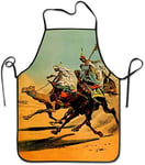 DianaRMurdhy Tabliers de cuisine, tablier de chef, tablier drôle, désert arabe Camel Fighting Force