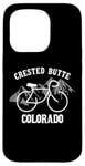 Coque pour iPhone 15 Pro Graphique Biking Colorado Crested Butte