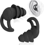 Ear Plugs for Sleep, Noise Cancelling Earplugs 1 Pair (Pack of 1), Black 