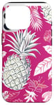 Coque pour iPhone 16 Pro Festive Tropical Ananas Coque de téléphone Motif Noël