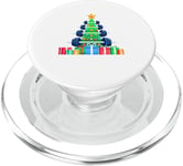 Christmas Tree Haltère Poids Haltérophile Gymnase PopSockets PopGrip pour MagSafe