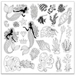 Crafter's Companion Clear Stamps Set 26 Stämplar - Enchanted Ocean Dreams