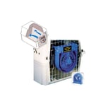 Ventilateur pour chenil ou cage, pour garder votre animal au frais pendant le transport, fonctionne avec des batteries.