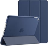 Etui Pour Ipad Air 2,Housse Coque Avec Support Fonction Et Veille/Reveil Automatique(Marine)