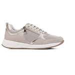 Geox Femme D Bulmya au Canada Basket, Beige doré Clair, 35 EU