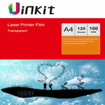 A4 OHP Film For Laser Print - 60sheet Clear Overhead Projector Laser Film Uinkit