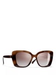 CHANEL Pillow Sunglasses CH5422B Tortoise/Mirror Brown