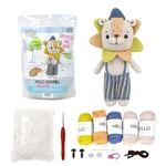 KNITTY CRITTERS - Hello Buddies Crochet Kit - Sylvester The Lion