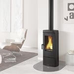 La Nordica Extraflame Poêle à Bois Candy 4.0 En Fonte en Émail 6,2kw pour 177 M³