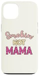 Coque pour iPhone 13 Smoking Hot Mama Dalmatien Rose vif Sexy Mom