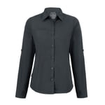 Craghoppers Womens/Ladies Expert Kiwi Long-Sleeved Shirt (Carbon Grey) - Size 12 UK