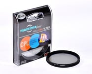Maxsimafoto PRO Slim 55mm CPL C-PL Filter for Nikon 18-55mm AF-P, Panasonic FZ70