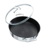 Circulon C Series Non-Stick Tri-Ply Stainless Steel Saute Pan with Lid, 30cm