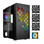 Boitier PC Moyen Tour Bitfenix Tracery ARGB Noir