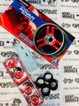 1:24 Scale Aoshima Advan Super Racing Ver.2 19inch Wheels & Tyres Set for models