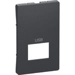 LK Fuga tangent til USB 3.0 udtag i koksgrå