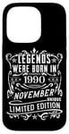 Coque pour iPhone 14 Pro Anniversaire Novembre 1990 Édition Limitée Cadeau Utilisé