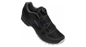 Paires de chaussures vtt femme giro gauge boa noir