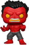 Funko POP Marvel Red Hulk Vinyl Figur with Chase Variant - Special Edition Excl