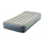 Intex - Matelas Gonflable Électrique 1 Place Midrise 191cm Gris