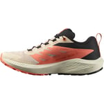 Salomon Femmes Sense Ride 5 Blanc Tendre, Chaussures de randonnée polyvalentes pour Le Confort, Idéales pour la randonnée et Le Trail Running Lors d'aventures en Plein air. 40