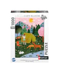 Nathan - Puzzle 1000 pièces - Let's go Camping - Laura Lhuillier - Adultes et Enfants dès 14 Ans - Puzzle de qualité supérieure - Collection Carte Blanche - 12000896