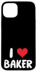 iPhone 15 Plus I Love Baker - Heart Case