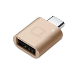 nonda Mini Adaptateur USB-C vers USB 3.0 [Plus Petit au Monde] Corps en Aluminium avec indicateur LED pour MacBook Pro 2016, MacB