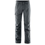 maier sports Pantalon Convertible zippé pour Homme, 100% PA en 12 Tailles, Pantalon Fonctionnel, d'extérieur, de randonnée, à Zip, séchage Rapide L/XL Graphite