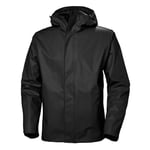 Helly Hansen Moss Regnjakke, Herre, Black