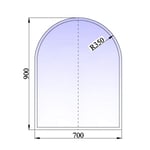 GULVPLATE 700X900X6MM KL GL FASETT