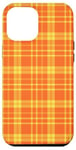 Coque pour iPhone 14 Plus Tartan orange à carreaux carreaux vichy Buffalo automne