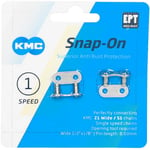 KMC Single Speed EPT Snap-On Link, Dark Silver, Wide (1/8")