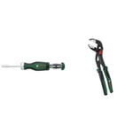 Bosch Home and Garden Rachet Screwdriver with 12 Bits + Water Pump Pliers