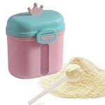 Infant Milk Powder Storage Box Baby Milk Powder Formula Dispenser Pink